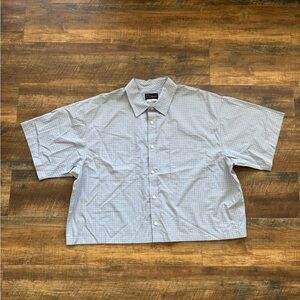 New Men’s Short Sleeve Boxy Shirt - Original Use Plaid XL